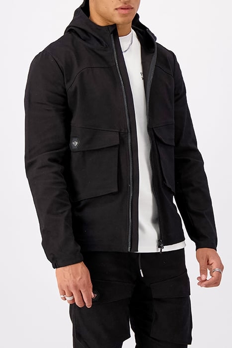 HEX CARGO JACKET BLACK 4