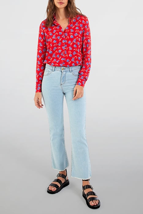 I.CODE CHERRY BOHO PRINT BLOUSE 3