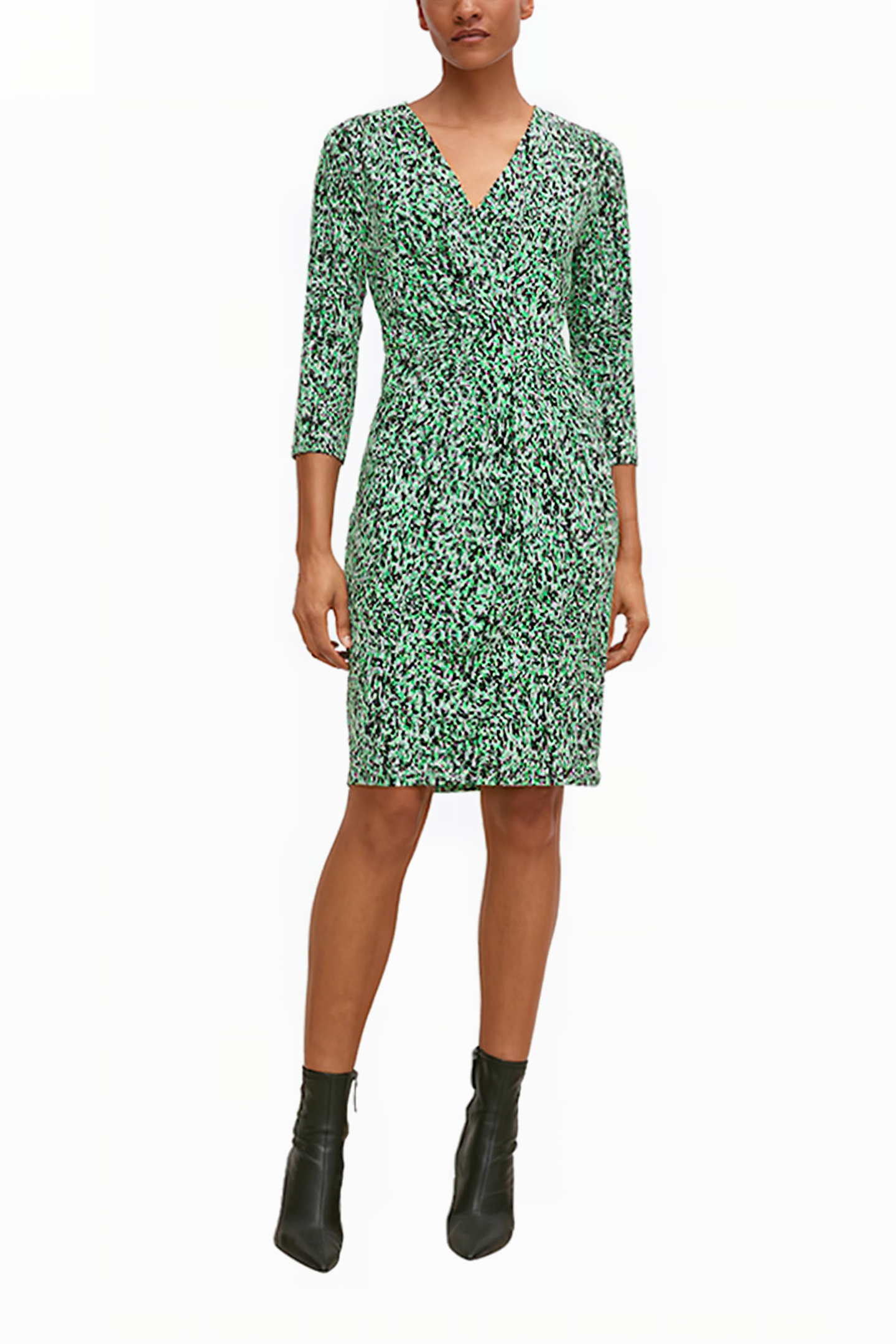 COMMA DRESSES GREY/BLACK 1