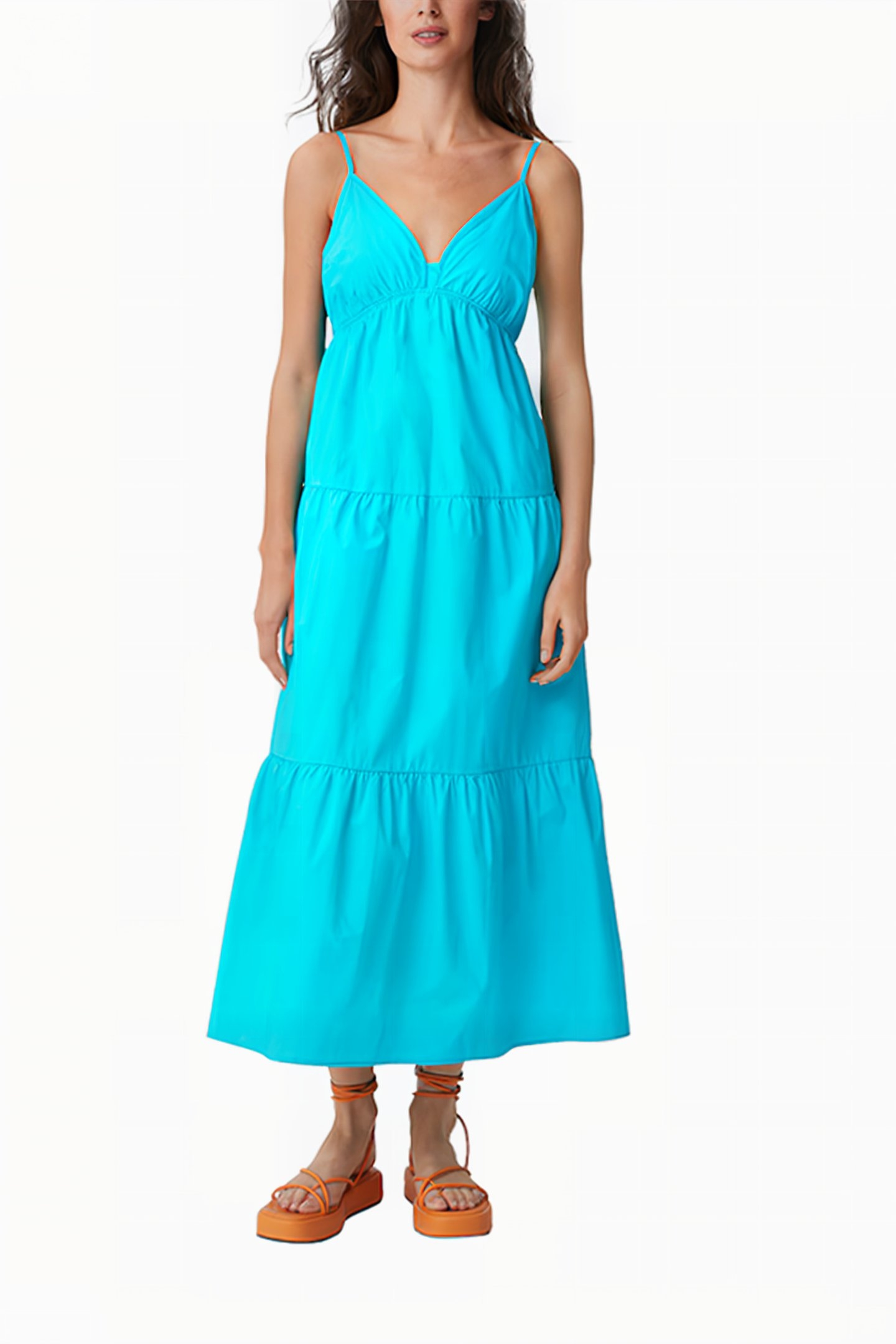 COMMA DRESSES BLUE GREEN 1