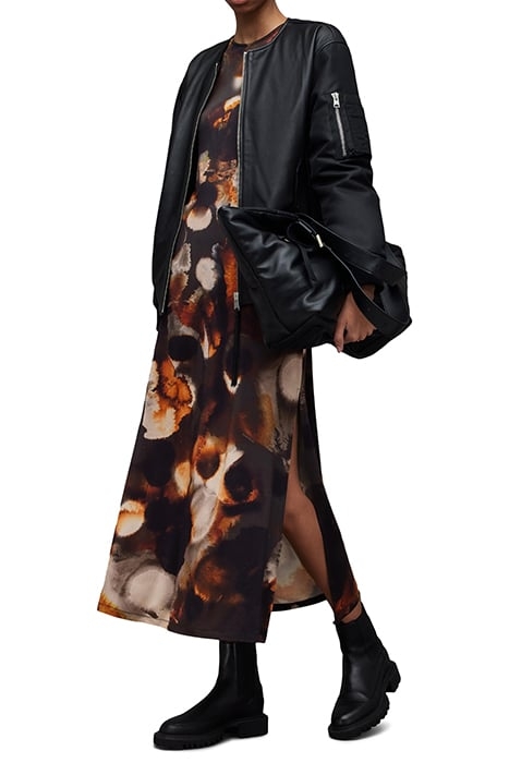 KATLYN MARS DRESS RUST BROWN 5