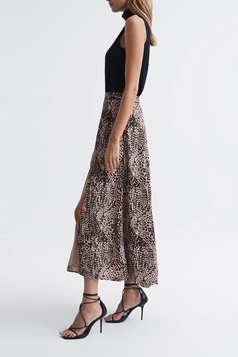 KATIA-SLIP SKIRT BROWN 5