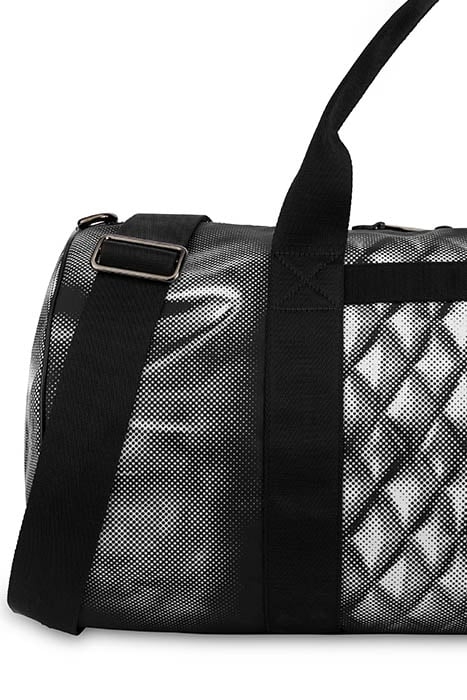 LARGE SHADOWS & SQUIGGLES TRAVEL BAG BLACK 4