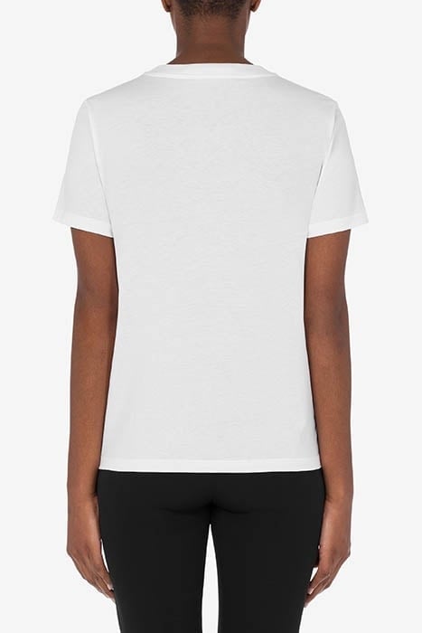 FASTEN YOUR BELTS ORGANIC JERSEY T-SHIRT WHITE 2