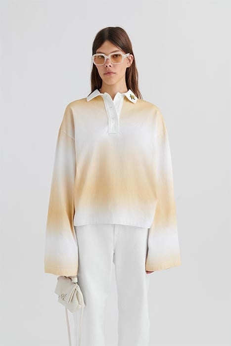 JOURNEY RUGBY SWEATSHIRT WHITE / YELLOW 4