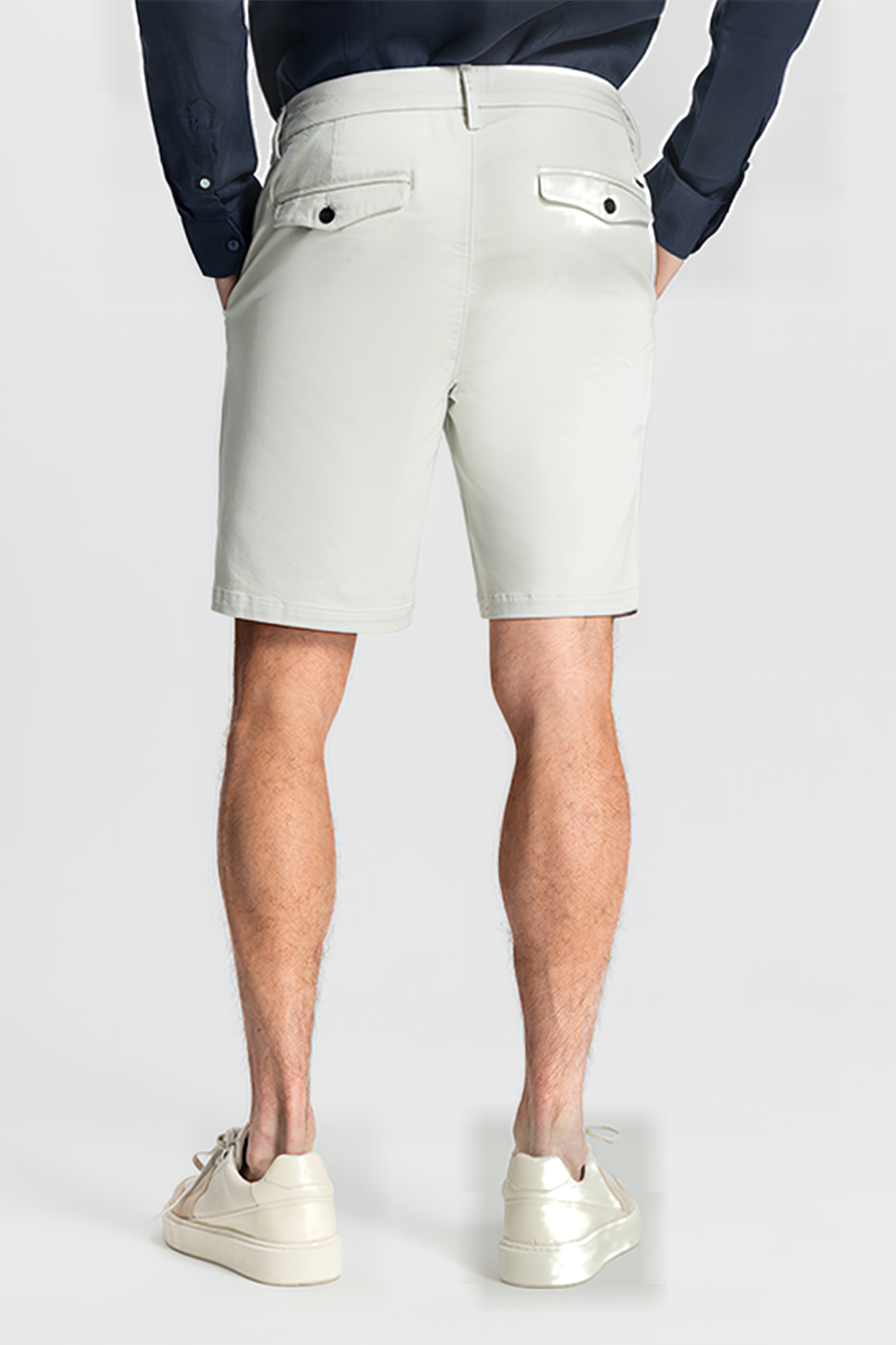 JORDAN JOGGER SHORTS TWILL KNIT SILVER BIRCH 4