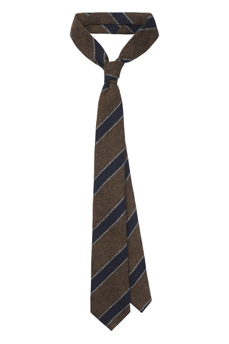 BROWN STRIPES TIE BROWN 1