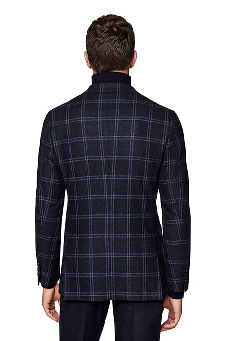 JACKET-NAVY-CHECK NAVY 2