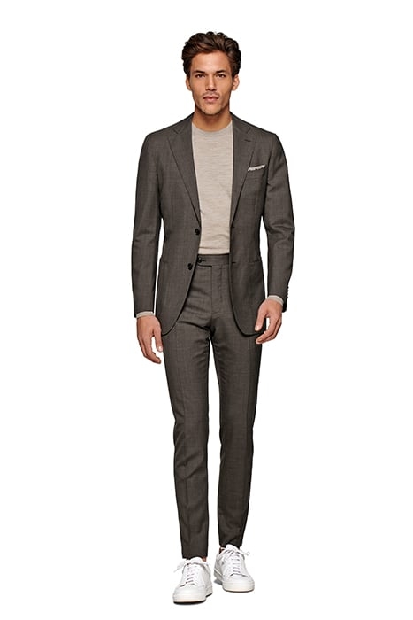 SUIT-TAUPE MID BROWN 1