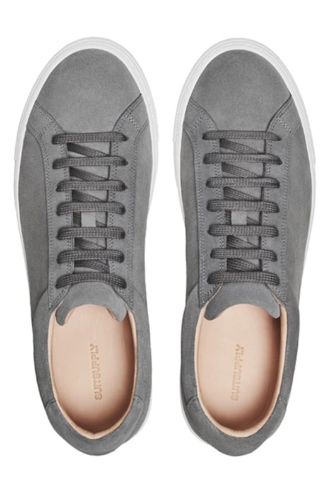 LEATHER-SNEAKER-D.GREY GREY 6