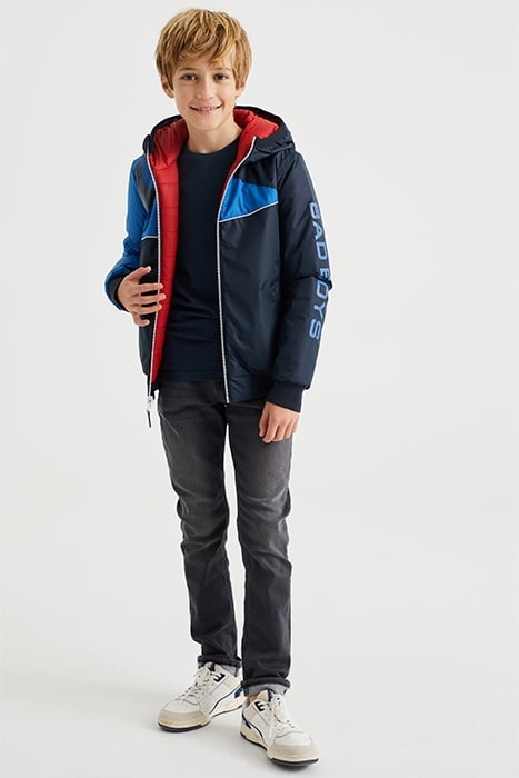 JACKET REVERSIBLE BOMBER BRIGHT RED 3