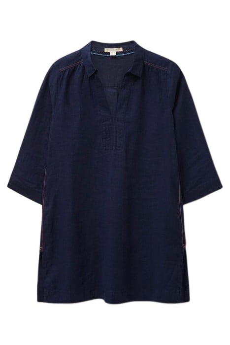 BLAIRE LINEN TUNIC DARK NAVY 4