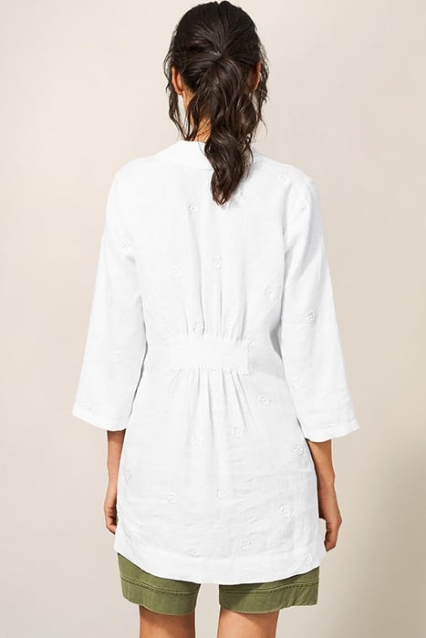 MARIANNE LINEN TUNIC WHITE 2