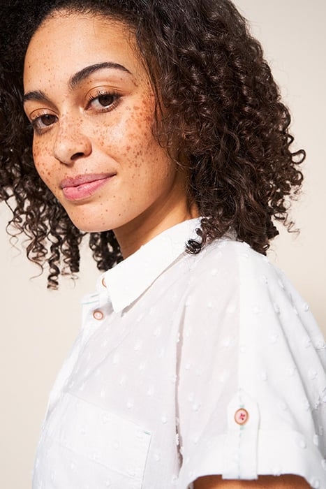 ELLA COTTON SHIRT PALE IVORY 4