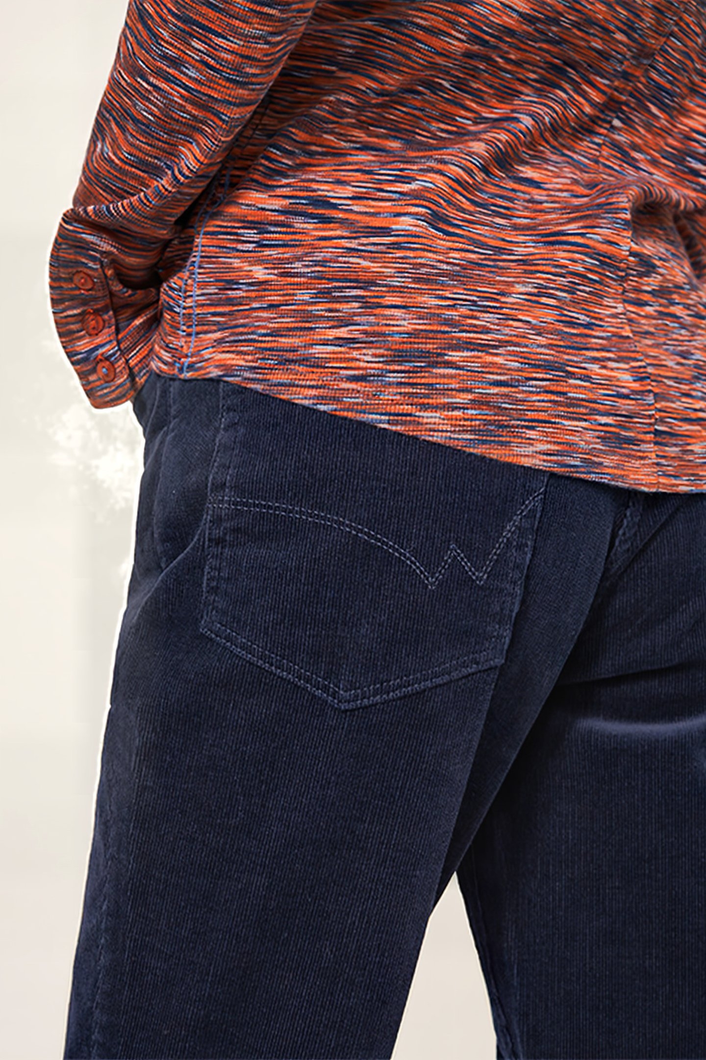 BROOKE STRAIGHT CORD TROUSER DARK NAVY 5