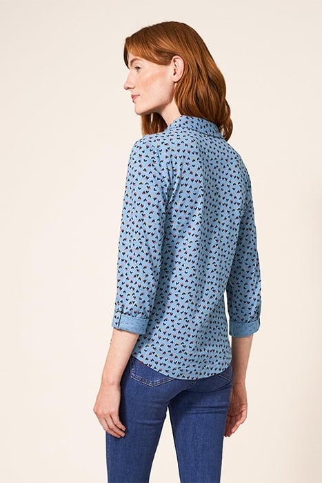 ANNIE JERSEY SHIRT TEAL 2