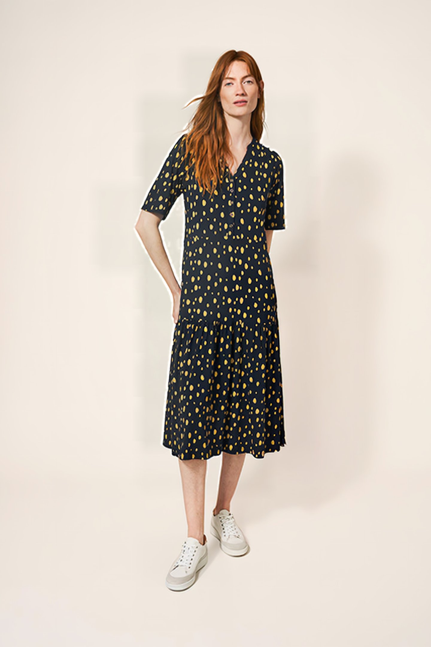 SABINA JERSEY DRE BLACK PRINTED 1