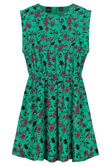 VERONA DRESS HYPER GREEN 1