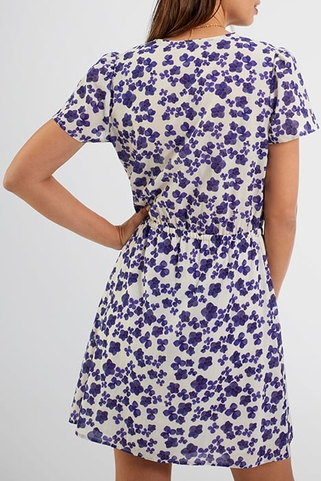 WHITE ANEMONE PRINT DRESS OFF-WHITE 2
