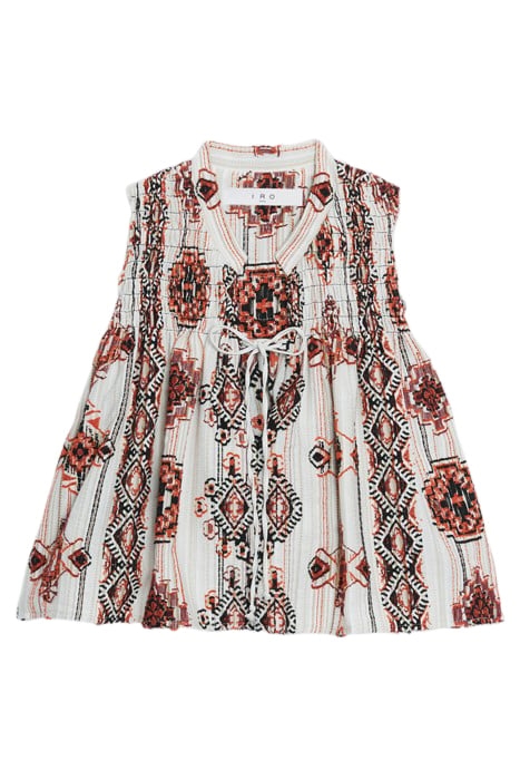 TAVA TANK TOP IN MULTICO ORANGE 4