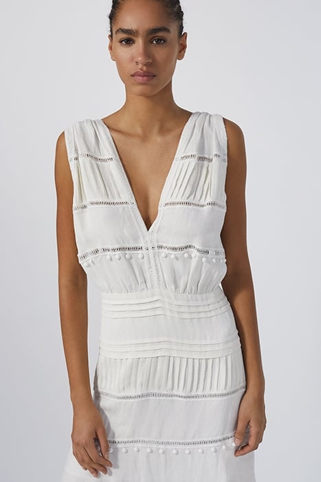 PAVI DRESS IN ECRU 4