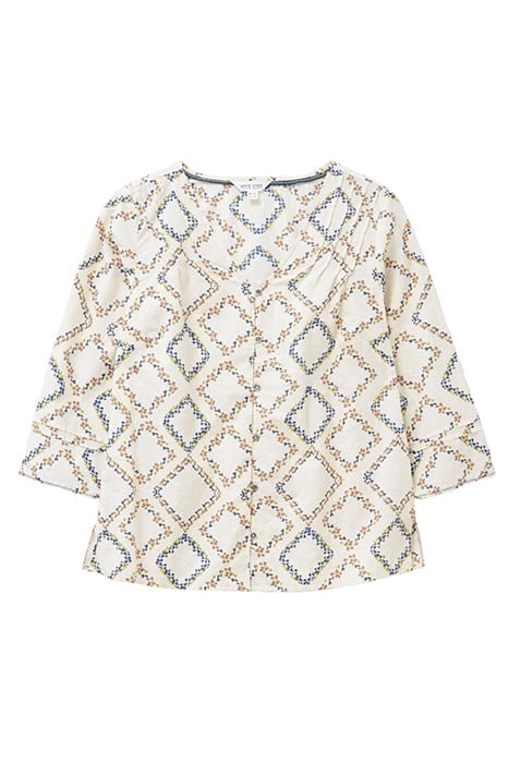 RAE COTTON TOP IVORY PRINTED 2