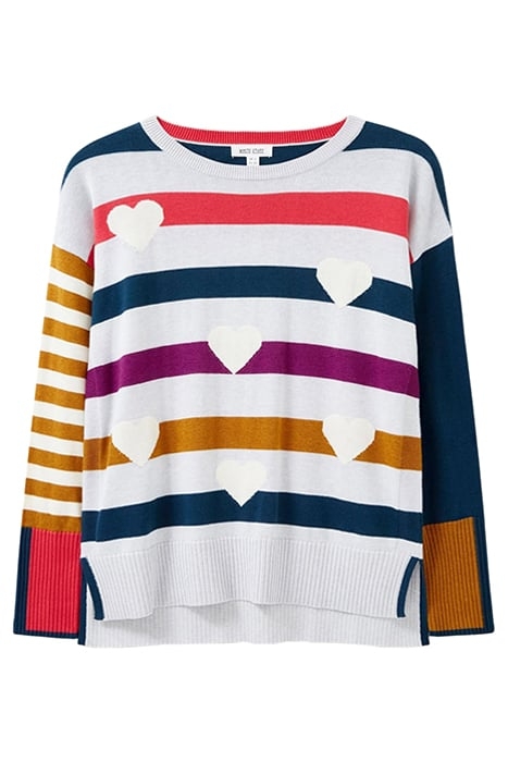 OLIVE HEART JUMPER GREY 2