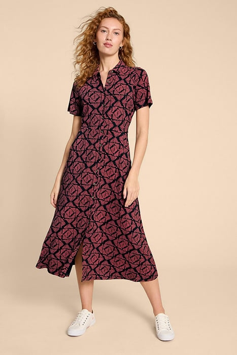 RUA JERSEY SHIRT DRE PINK PRINTED 1