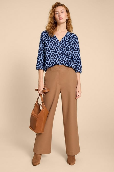 RAE COTTON TOP BLUE PRINTED 2