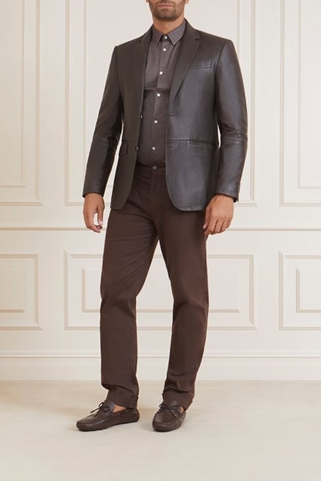 STEVE NOTCH BLAZER REG FIT CHOCOLATE BROWNIE 5