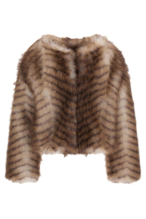 NERISSA FAUX FUR JACKET FANCY MULTI 4