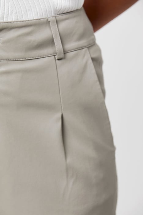 ANOUQ LEATHER PANTS STONE 4