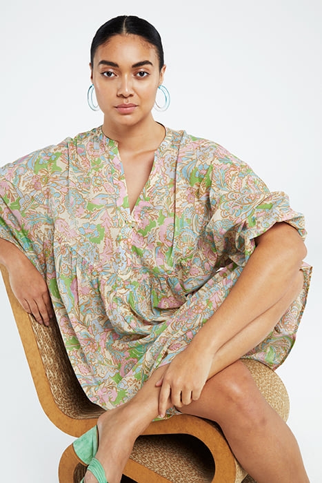 DOVER DRESS SANDY BEACH/PINK CAN 4