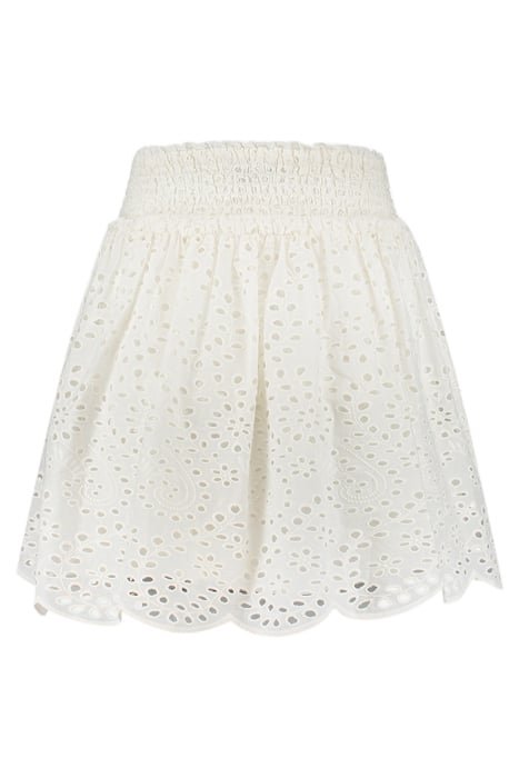REBECY BRODERIE SKIRT OFF WHITE 2