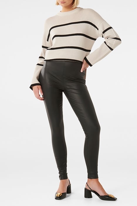 BLAIR VEGAN LEATHER LEGGINGS BLACK 3