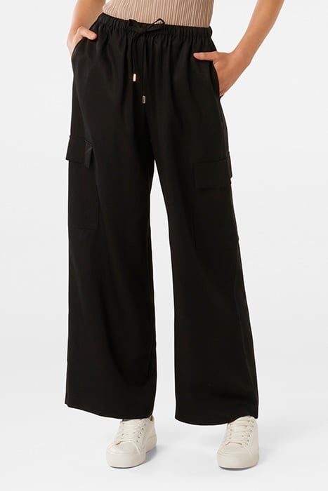 ELSIE ELASTIC WAIST CARGO BLACK 1