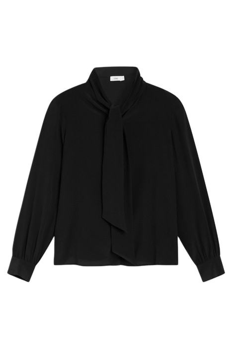 BOW-TIE BLOUSE SHIRTS & BLOUSES BLACK 3