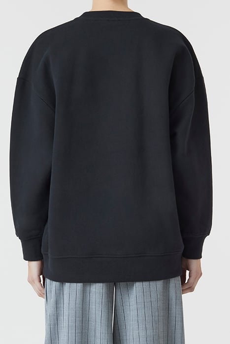 OVERSIZE CREW T-SHIRTS BLACK 2