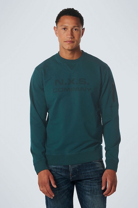 SWEATER CREWNECK CHEST ARTWORK OCEAN 1
