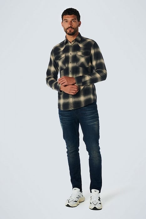 SHIRT CHECK DARK GREEN 3