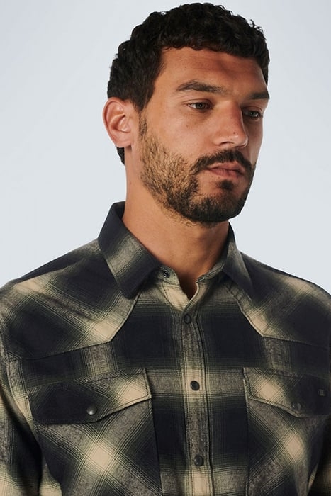 SHIRT CHECK DARK GREEN 6