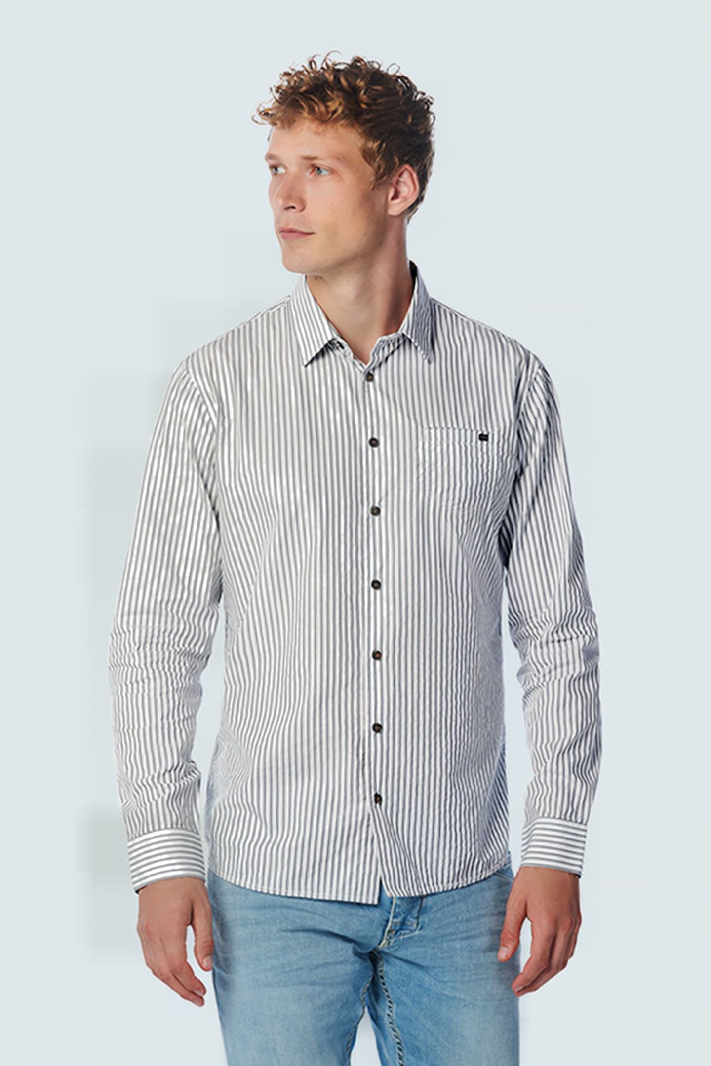 SHIRT STRIPES WHITE 1