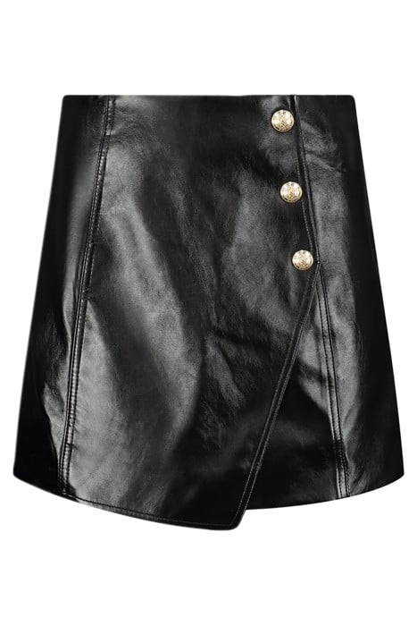 VINYL SKIRT BLACK 2