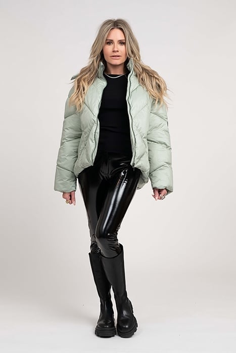 HOLLY PUFFER SAGE GREEN 1