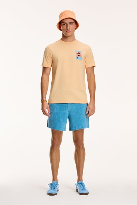 MEN CORAL CHEST T-SHIRT CAYMAN PEACH 3