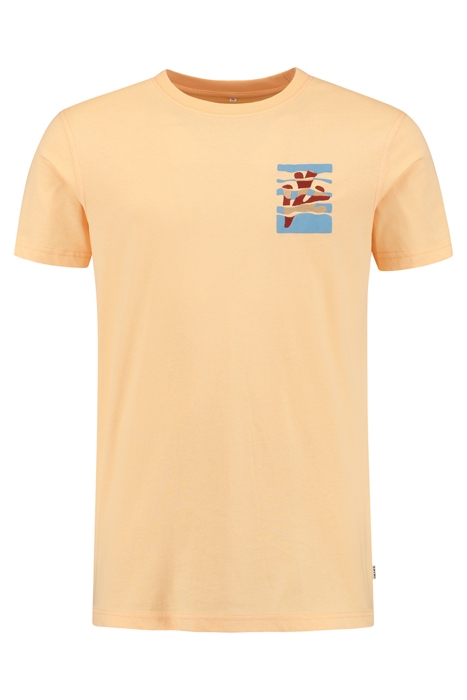 MEN CORAL CHEST T-SHIRT CAYMAN PEACH 4