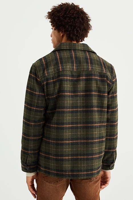 JACKET LONG LENGTH OLIVE GREEN 2