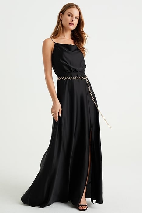 DRESS MAXI LENGTH BLACK 1