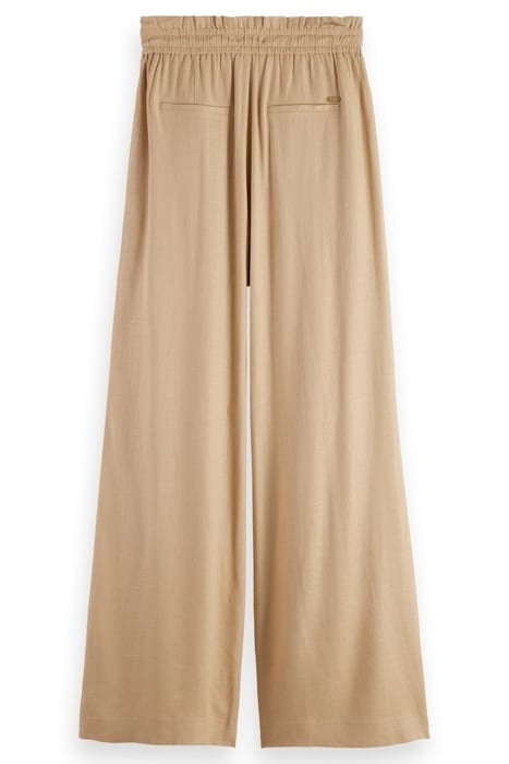 LINEN PULL-ON PANT MOCCA 5
