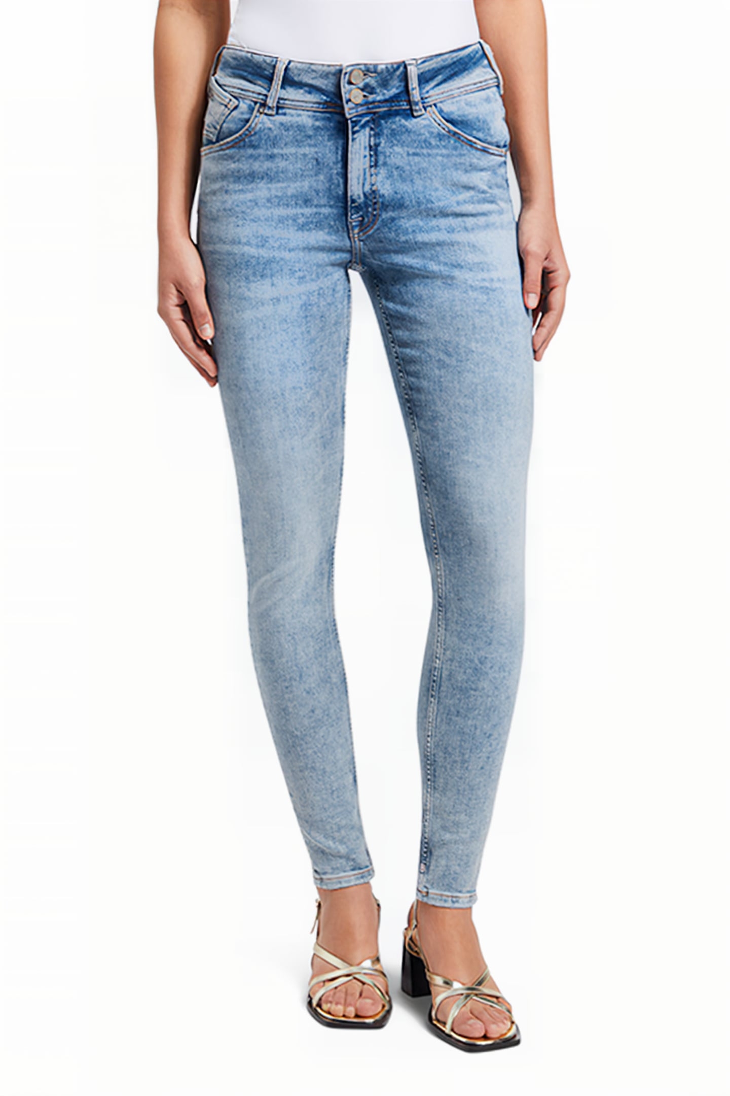 HAUT HIGH RISE SKINNY JEANS RIVER DIP RIVER DIP 1